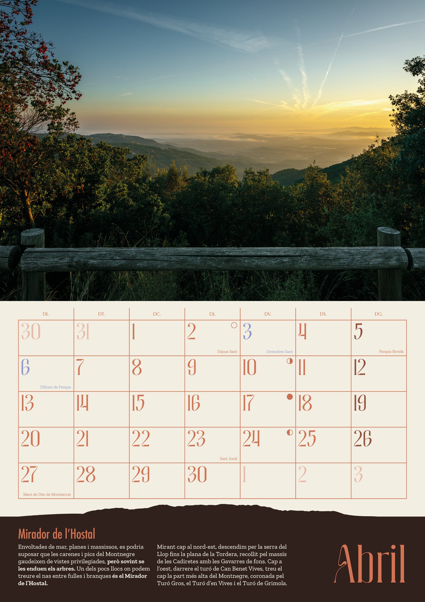 Calendario Hortsavinyà 2026