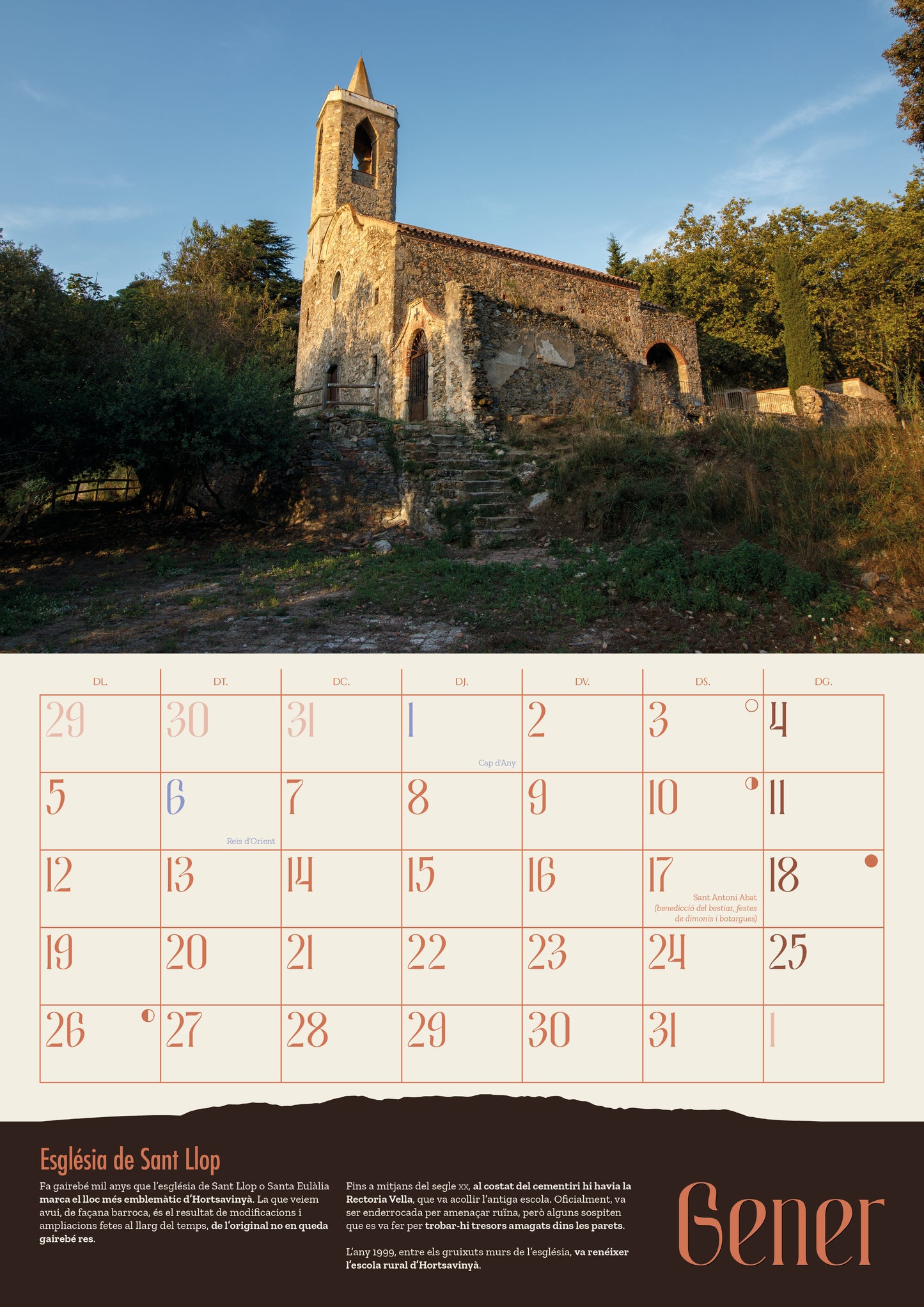 Calendario Hortsavinyà 2026