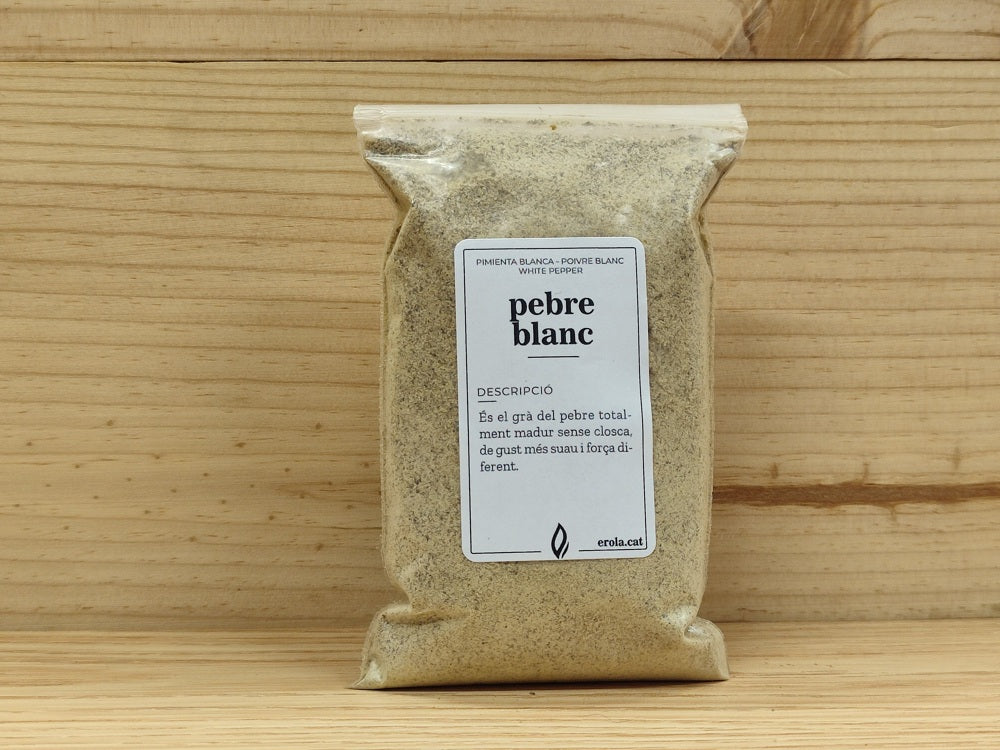 Pimienta blanca polvo